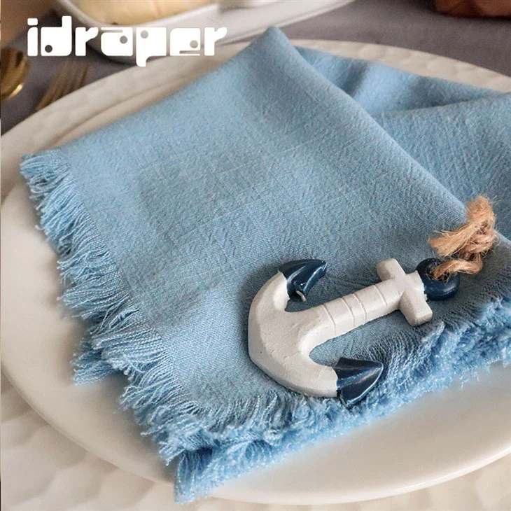 Pale Blue Linen Napkins